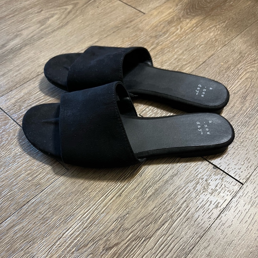 A New Day Suede Slide Sandals